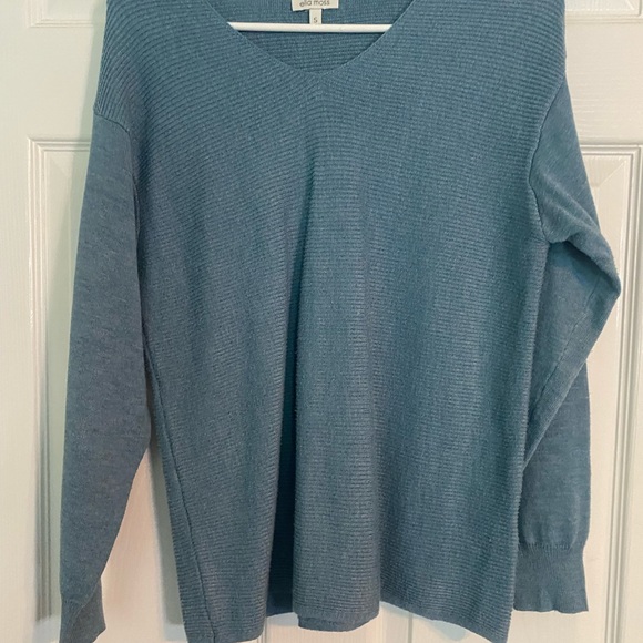 Ella Moss Textured Knit in Blue - Picture 1 of 3